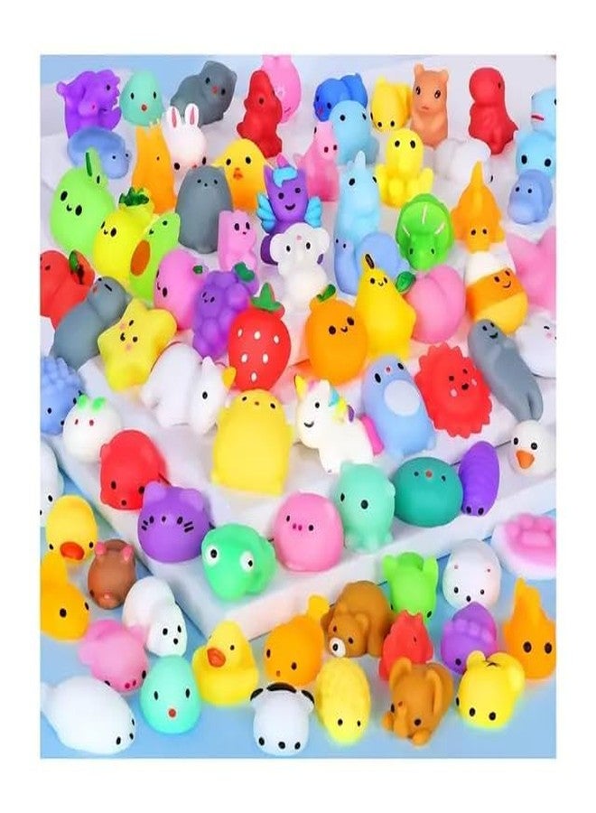 ANAB GI ألعاب ANAB GI Kawaii Mochi Squishy Toys - ألعاب حيوانات صغيرة لتخفيف التوتر، هدايا لحفلات أعياد ميلاد الأطفال (عشوائي، عبوة من 5 قطع) - Image 3